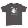 drummer drum kit indie rock music Youth Tee