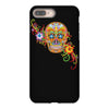 women's sugar skull purple iPhone 8 Plus Case