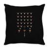 space ni invaders Throw Pillow