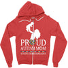 proud Autism  mom Zipper Hoodie