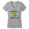 world's best aunt Women's V-Neck T-Shirt