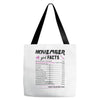 November Girl Facts Sagittarius Tote Bags
