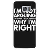 i'm not arguing i'm simply explaining why i'm right Samsung Galaxy S7