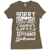 This Guy Is Taken By A Super Sexy September Girlfriend Ladies Fitted T-Shirt