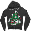cat tree Zipper Hoodie