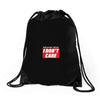 Breaking News i Don't Care Drawstring Bags