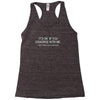 disagree with me Racerback Tank