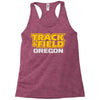 track and field oregon Racerback Tank