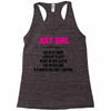 July Girl Hated By Many Racerback Tank