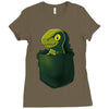 pocket raptor Ladies Fitted T-Shirt