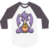 zombie bunny loves brains 3/4 Sleeve Shirt