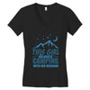 Camper Couple Girl Women's V-Neck T-Shirt