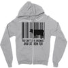 you can't love animals and eat them too! Zipper Hoodie
