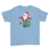 santa with piles of christmas Youth Tee