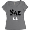 Bae Best Auntie Ever Women's Triblend Scoop T-shirt