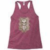 halloween skull Racerback Tank