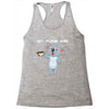 my puns are Racerback Tank