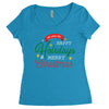 we wish you happy holidays &amp; merry christmas Women's Triblend Scoop T-shirt