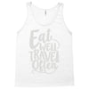 eat well travel often Tank Top