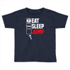 eat sleep jump Toddler T-shirt