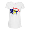 battle plane trending Maternity Scoop Neck T-shirt