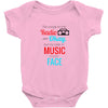 THE SONGS ON THE RADIO Baby Onesie