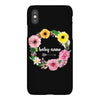 Floral Baby Name iPhoneX