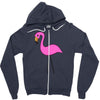animal pink Zipper Hoodie