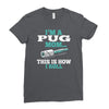 i'm a pug mom Ladies Fitted T-Shirt