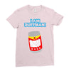i am duff man homer cult funny retro Ladies Fitted T-Shirt