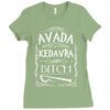 avada kedavra bitch funny hp cool Ladies Fitted T-Shirt