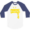 hello world 3/4 Sleeve Shirt