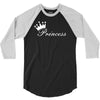 princess sticker vinyl decal die cut   girl crown car window baby wall 3/4 Sleeve Shirt