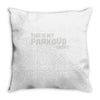 this is my parkour Throw Pillow