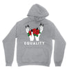equality white Unisex Hoodie