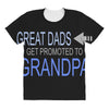 get promoted to grandpa All Over Women's T-shirt