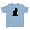 black cat Youth Tee
