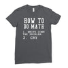 math Ladies Fitted T-Shirt