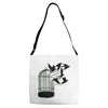 breaking through to freedom Adjustable Strap Totes