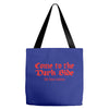 funny t shirt come to the dark side we have cookies rude tee offensive Tote Bags