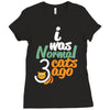i was normal cats Ladies Fitted T-Shirt