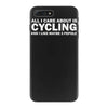 all i care about is cycling and maybe 3 people and food iPhone 7 Plus Case