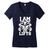i am the one who lifts Women's V-Neck T-Shirt