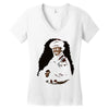 plumber in the style of rembrandt Women's V-Neck T-Shirt