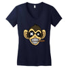 monkey Women's V-Neck T-Shirt