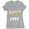 queens are born in 1991 Ladies Fitted T-Shirt