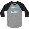 Happy First Father's Day Daddy 3/4 Sleeve Shirt