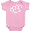 brass knuckles Baby Onesie