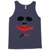 visage joker yeux ferm&eacute;s Tank Top