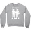 never dive alone scuba diving Crewneck Sweatshirt